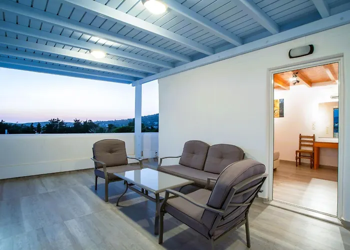 Third Floor With Sea View Double Or Twin With Private Terrace Апартаменты Парос