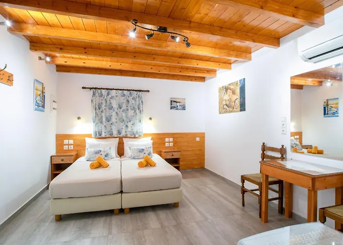 Third Floor With Sea View Double Or Twin With Private Terrace 公寓 Páros